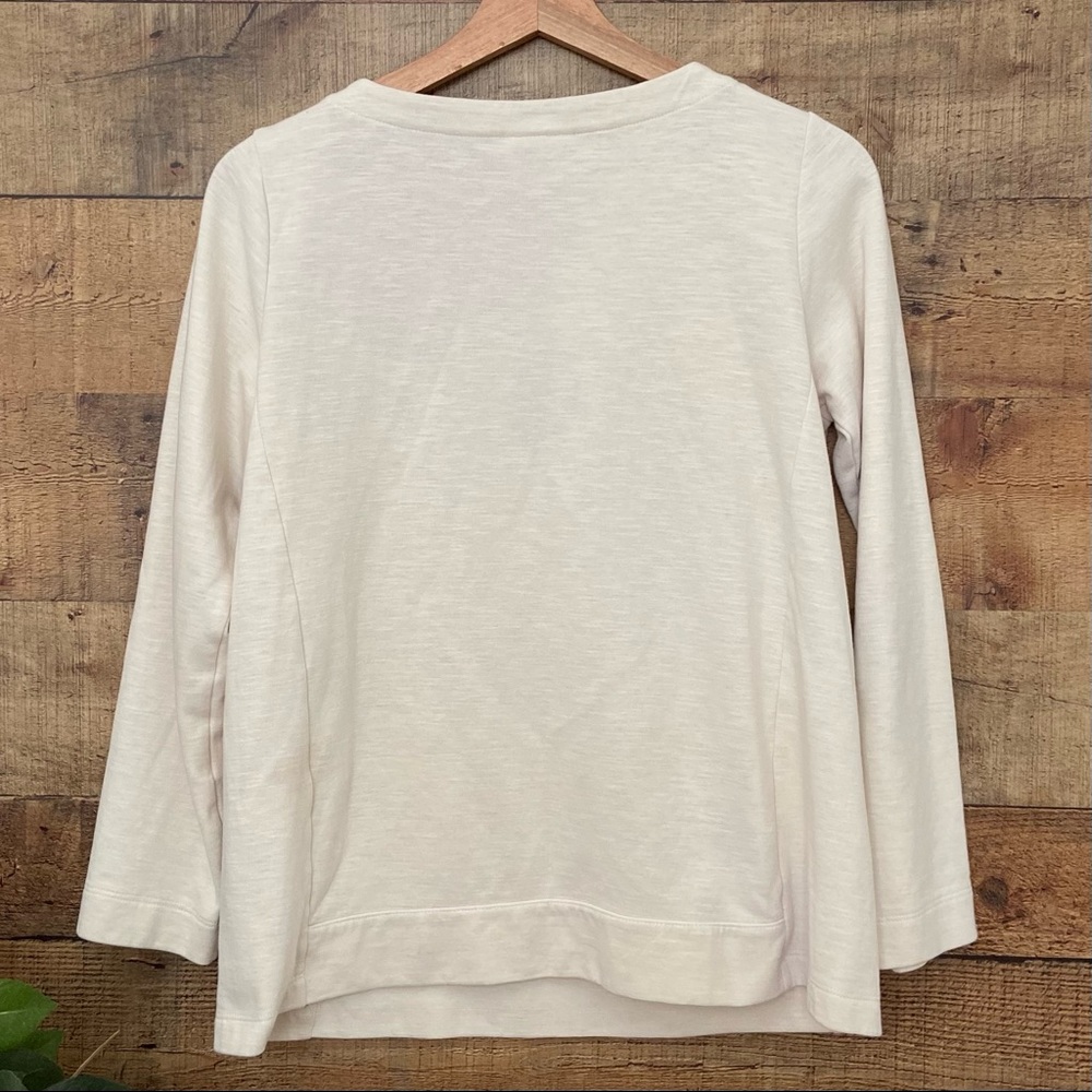 J JILL Soft Lightweight PULLOVER, Kangaroo Pocket in Front - Picture 8 of 12